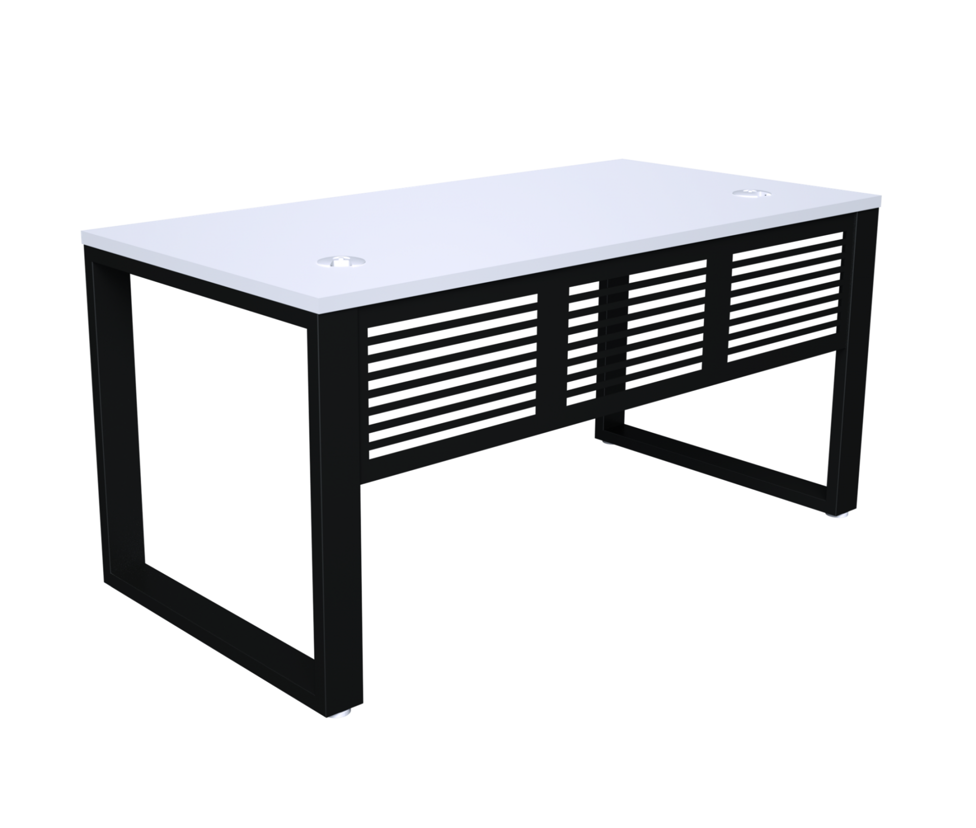 LOOP Desk With 2 Cable Holes – R2G Furniture