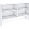 R2O-HU18 – Office Hutch 1800L – White – White